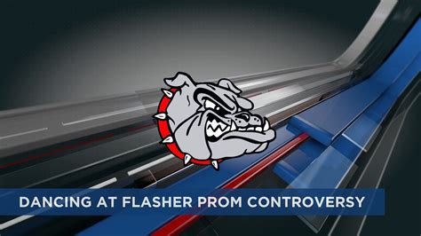 flasher high school prom|Dancing at Flasher prom stirs controversy .